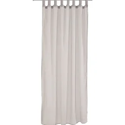 Voilage à oeillets gris clair 140x240cm