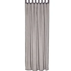 Voilage à oeillets gris foncé 140x240cm