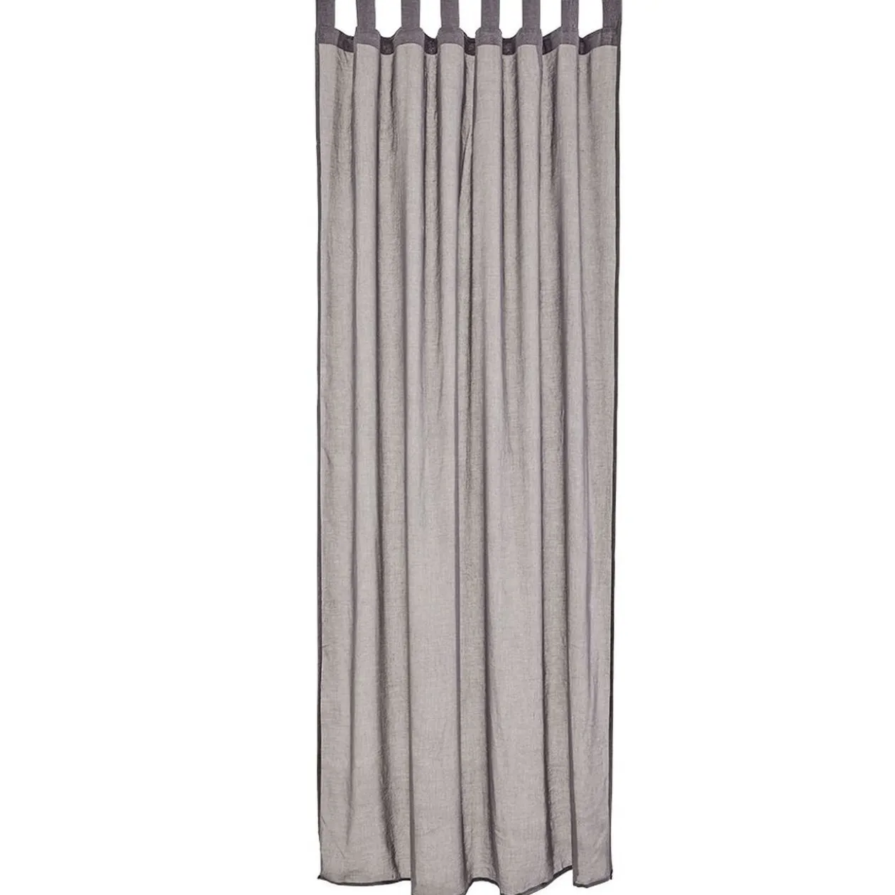 Voilage à oeillets gris foncé 140x240cm