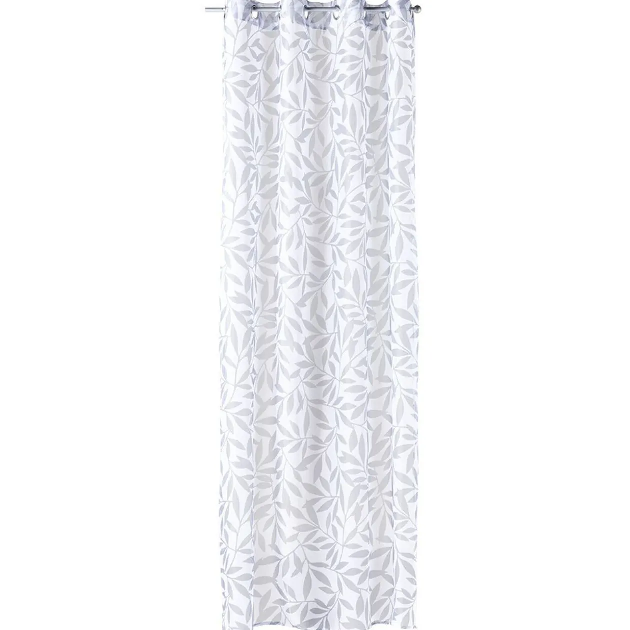 Voilage à oeillets imprimé géométrique 140x240cm