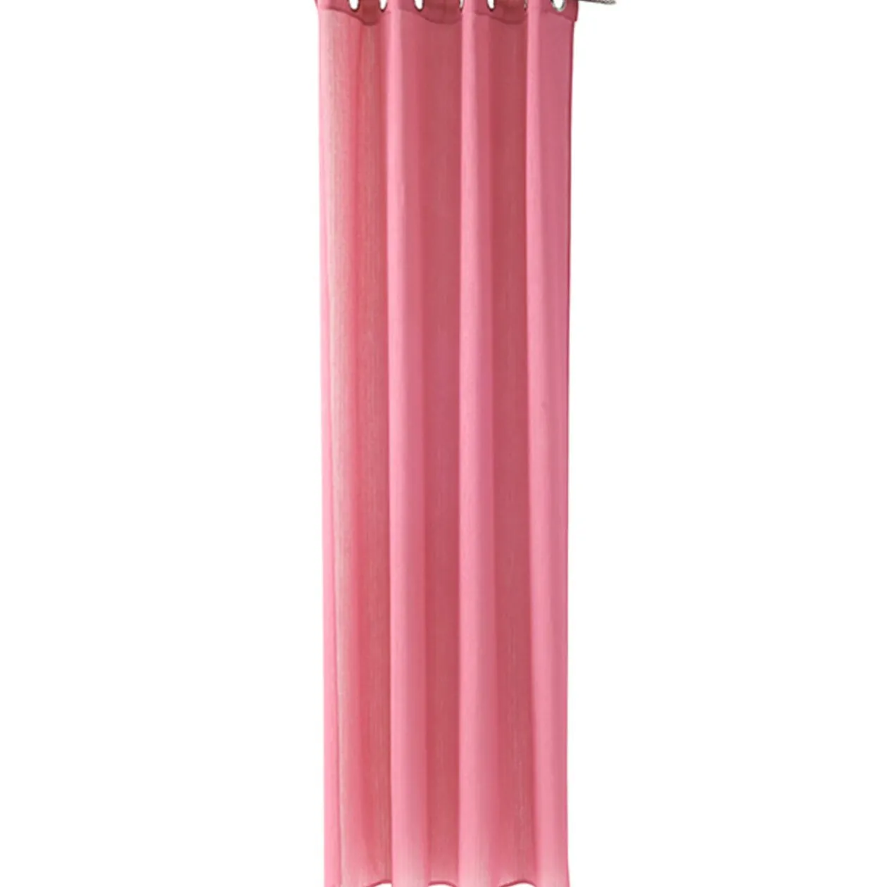 Voilage à oeillets rose