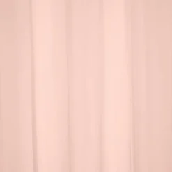 Voilage à oeillets rose uni 100% polyester 140x240cm