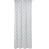 Voilage à oeillets sable motif losange Sensity gris