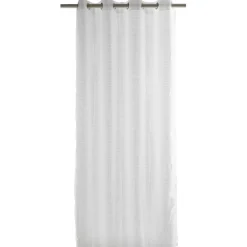 Voilage à oeillets uni blanc