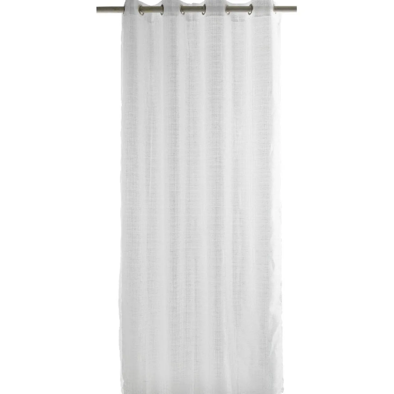Voilage à oeillets uni blanc