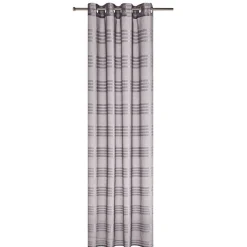 Voilage à oeillets uni effet de matière