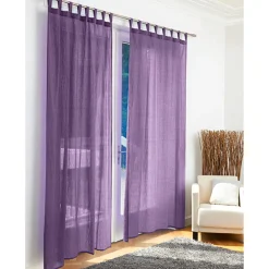 Voilage à pattes violet