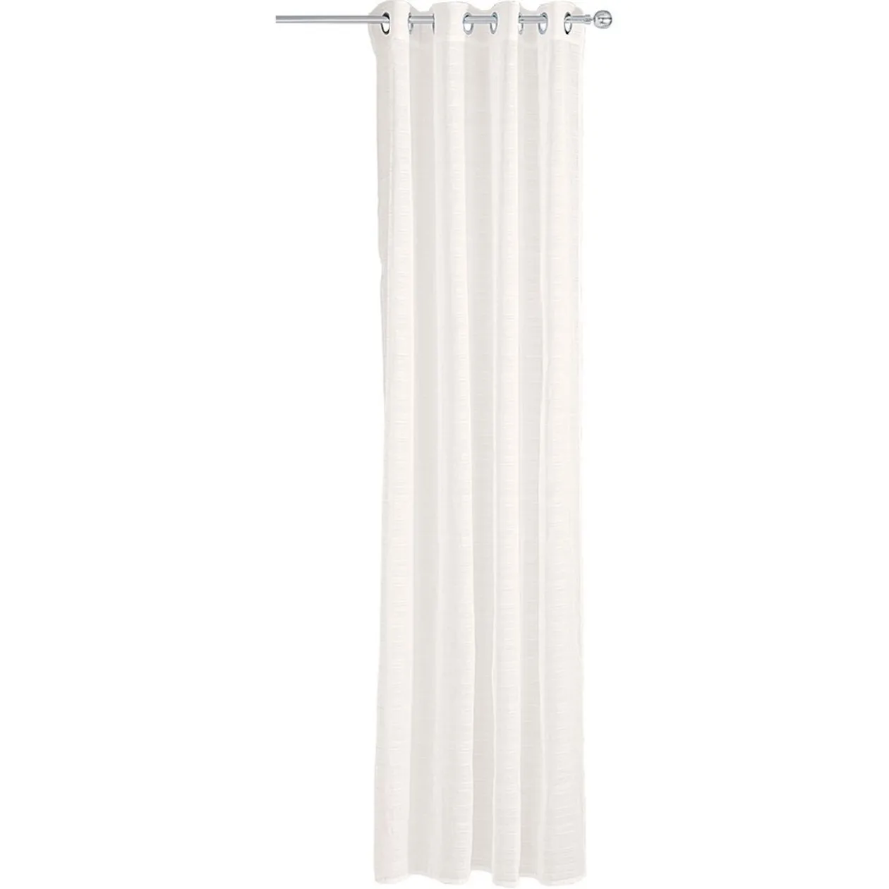 Voilage à rayures effet brillant