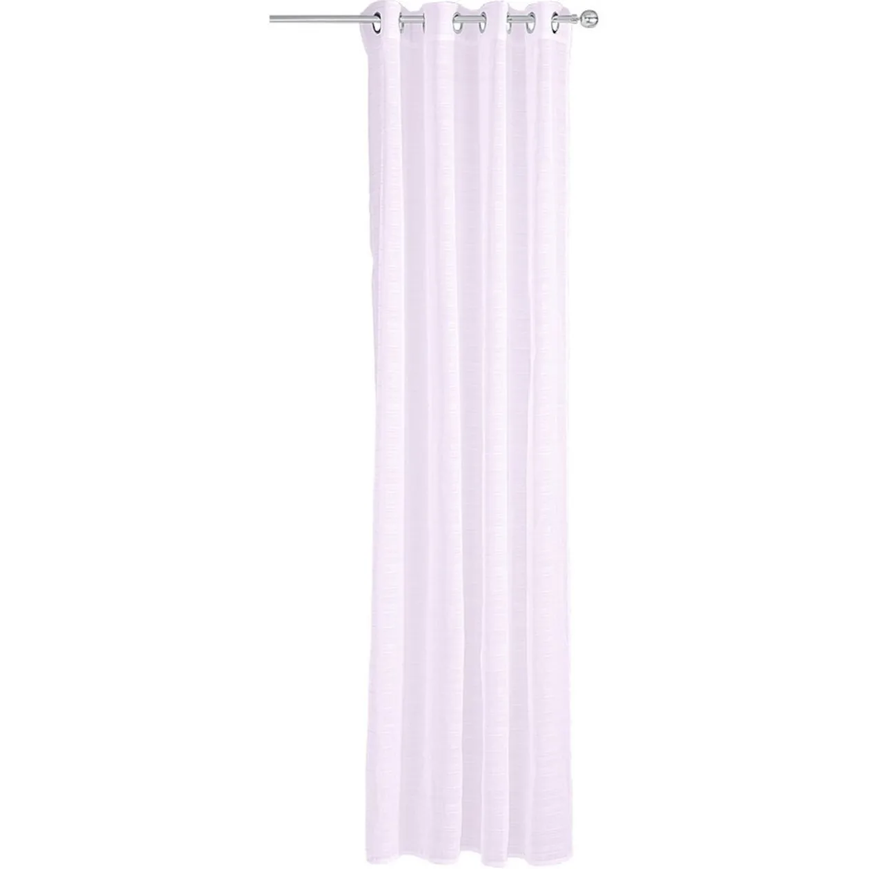 Voilage à rayures effet brillant