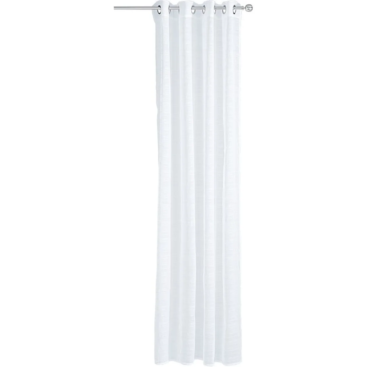 Voilage à rayures effet brillant