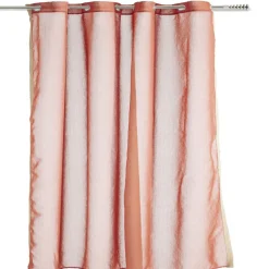 Voilage avec bordure décoration jute 140x240 cm