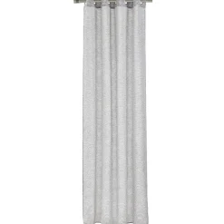 Voilage brodé zigzag à oeillets