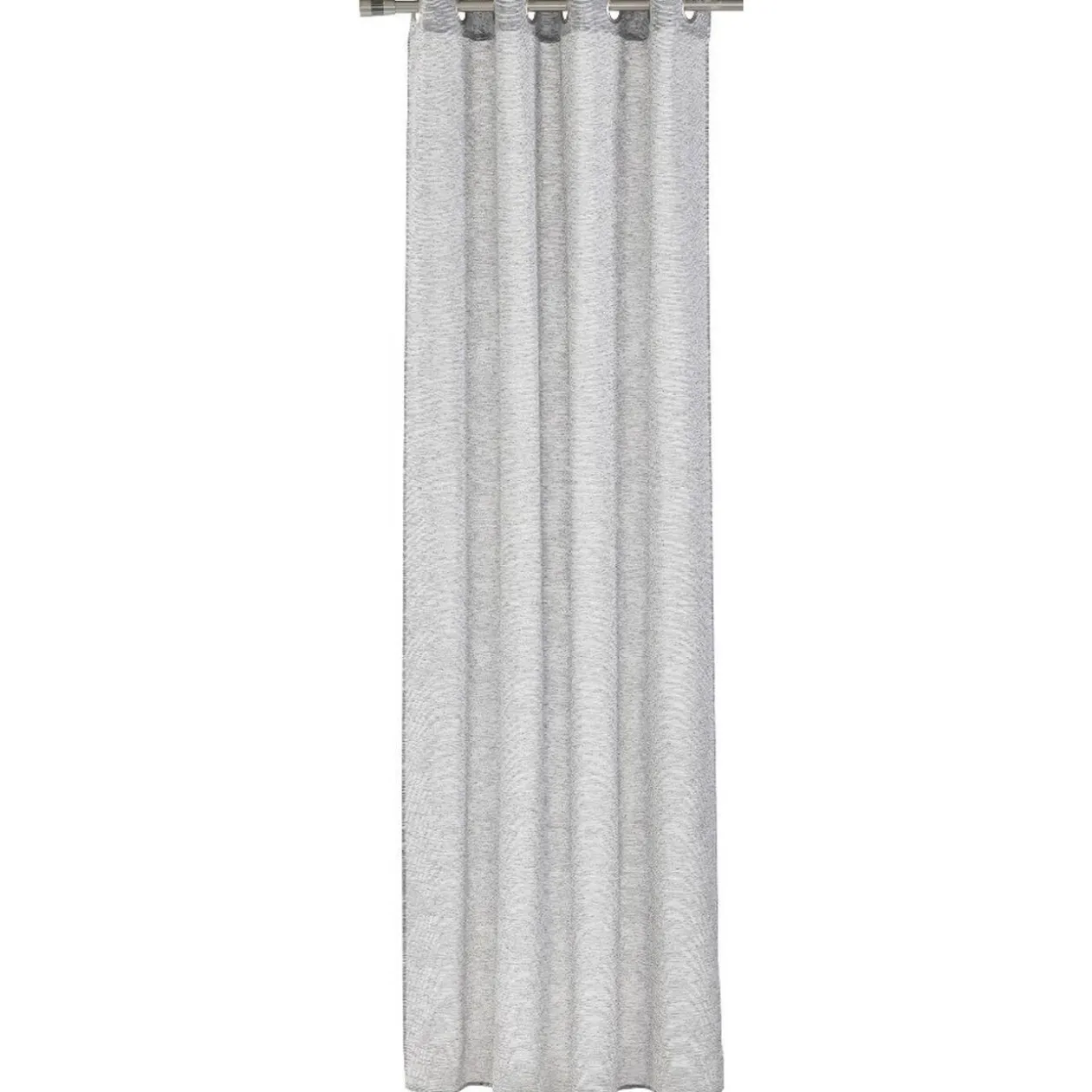 Voilage brodé zigzag à oeillets