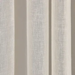 Voilage effet lin avec oeillets