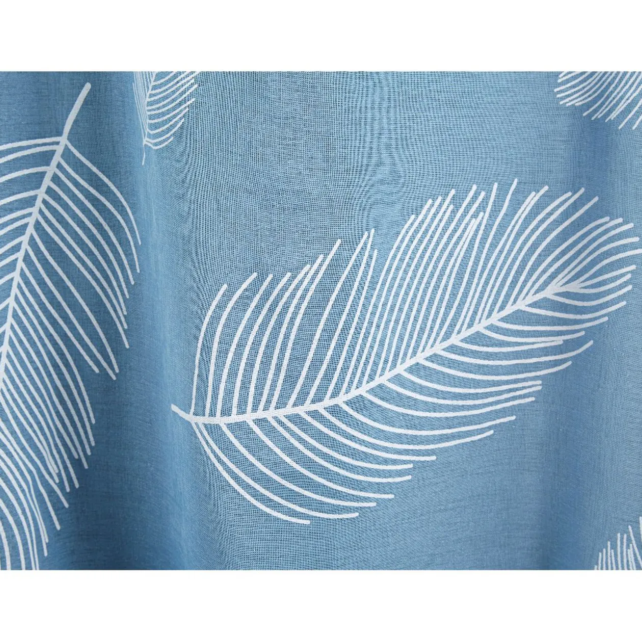 Voilage impression plume à oeillets