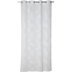 Voilage impression plume à oeillets