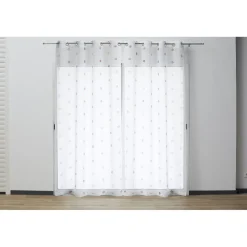 Voilage imprimé à oeillets