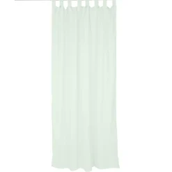 Voilage polycoton à pattes 140x240cm vert