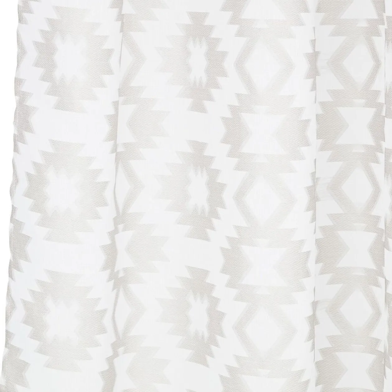 Voilage polyester 140x240cm jacquard beige