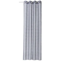 Voilage rayure horizontale effet brillant 140x240 cm