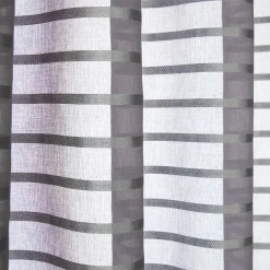 Voilage rayure horizontale effet brillant 140x240 cm
