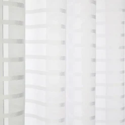 Voilage rayure horizontale effet brillant 140x240 cm