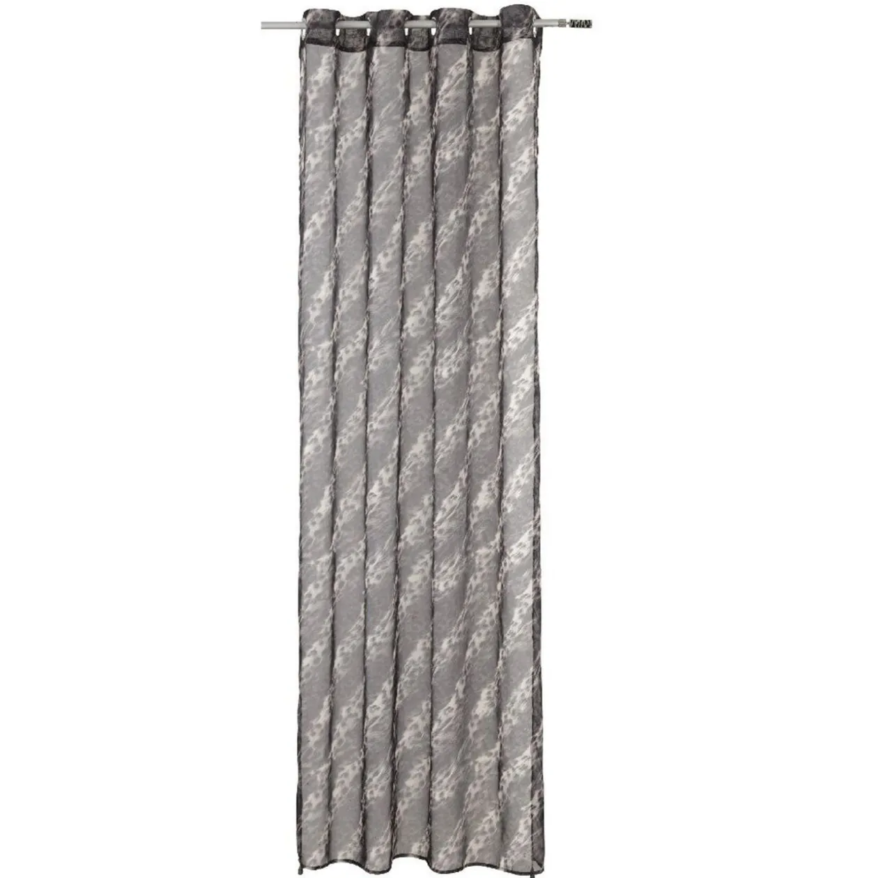 Voilage rideau à oeillets inspiration chambre savane