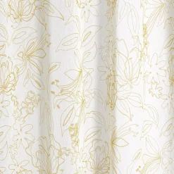 Voilage 140x240cm beige imprimé curry