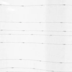 Voilage 140x240cm ligne surpiqûre polyester gris clair
