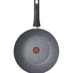 Wok Tefal aluminium effet pierre Ø28cm